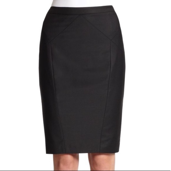 Ted Baker London Skirts Ted Baker London Black Lined Pencil Skirt Size 2 Poshmark Designed with a chic floral embroidered panel and jewel embellishment this midi cut skirt is complete with a concealed zip fastening. poshmark